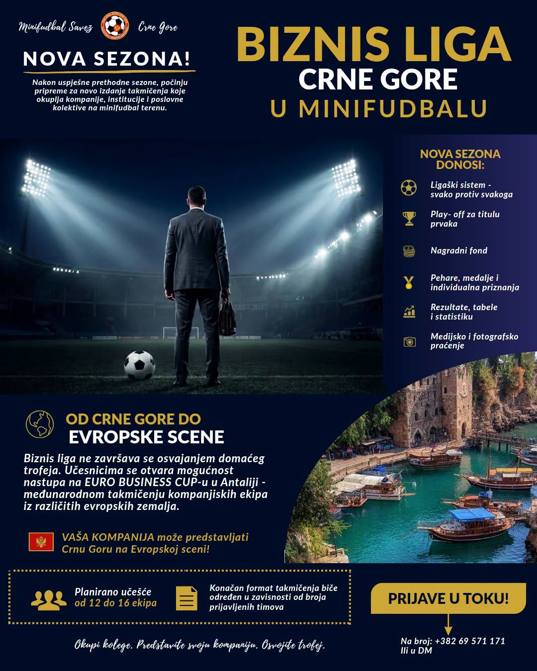 POČELE PRIJAVE ZA BIZNIS LIGU U MINIFUDBALU