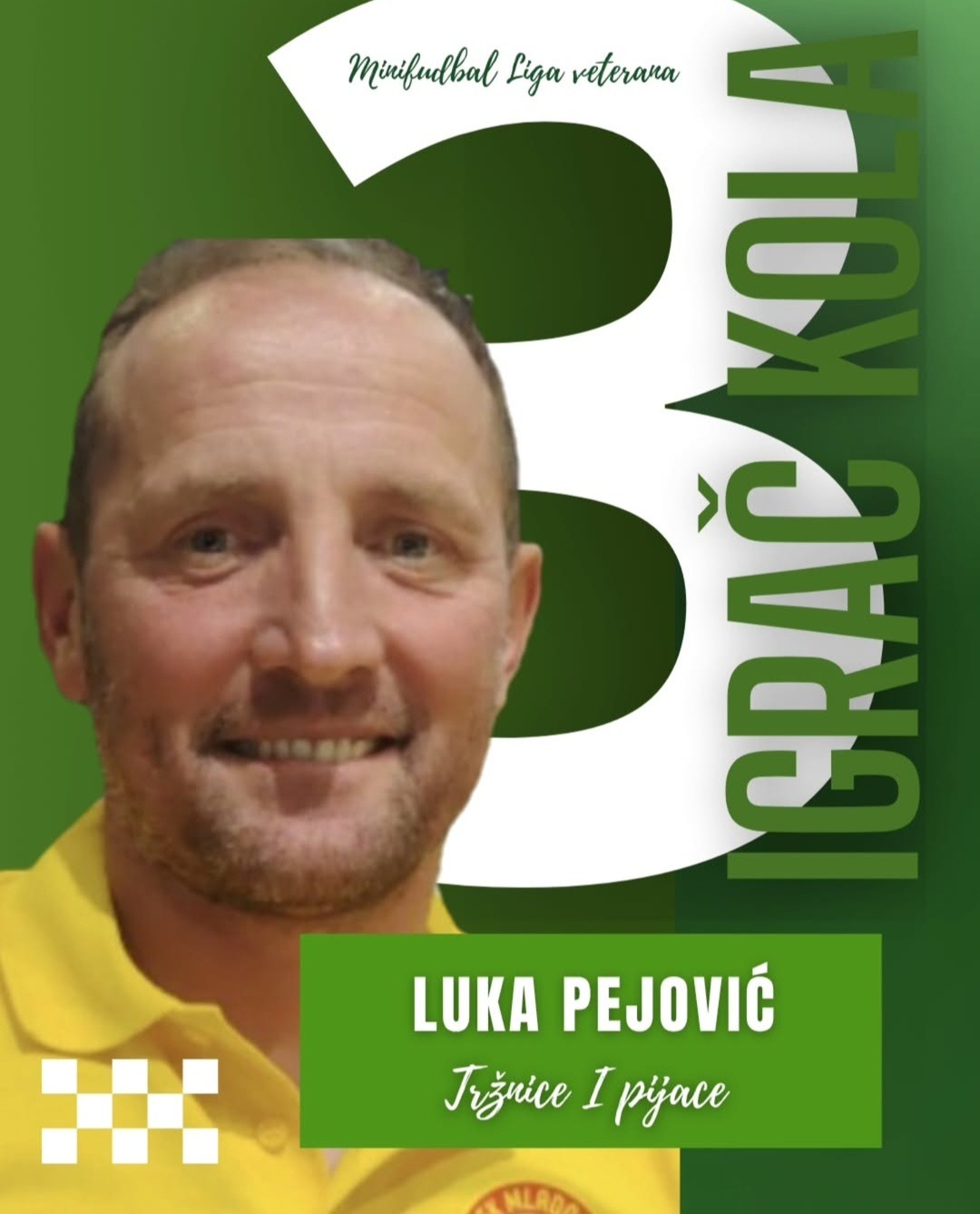IZABRAN IGRAČ KOLA LIGE VETERANA