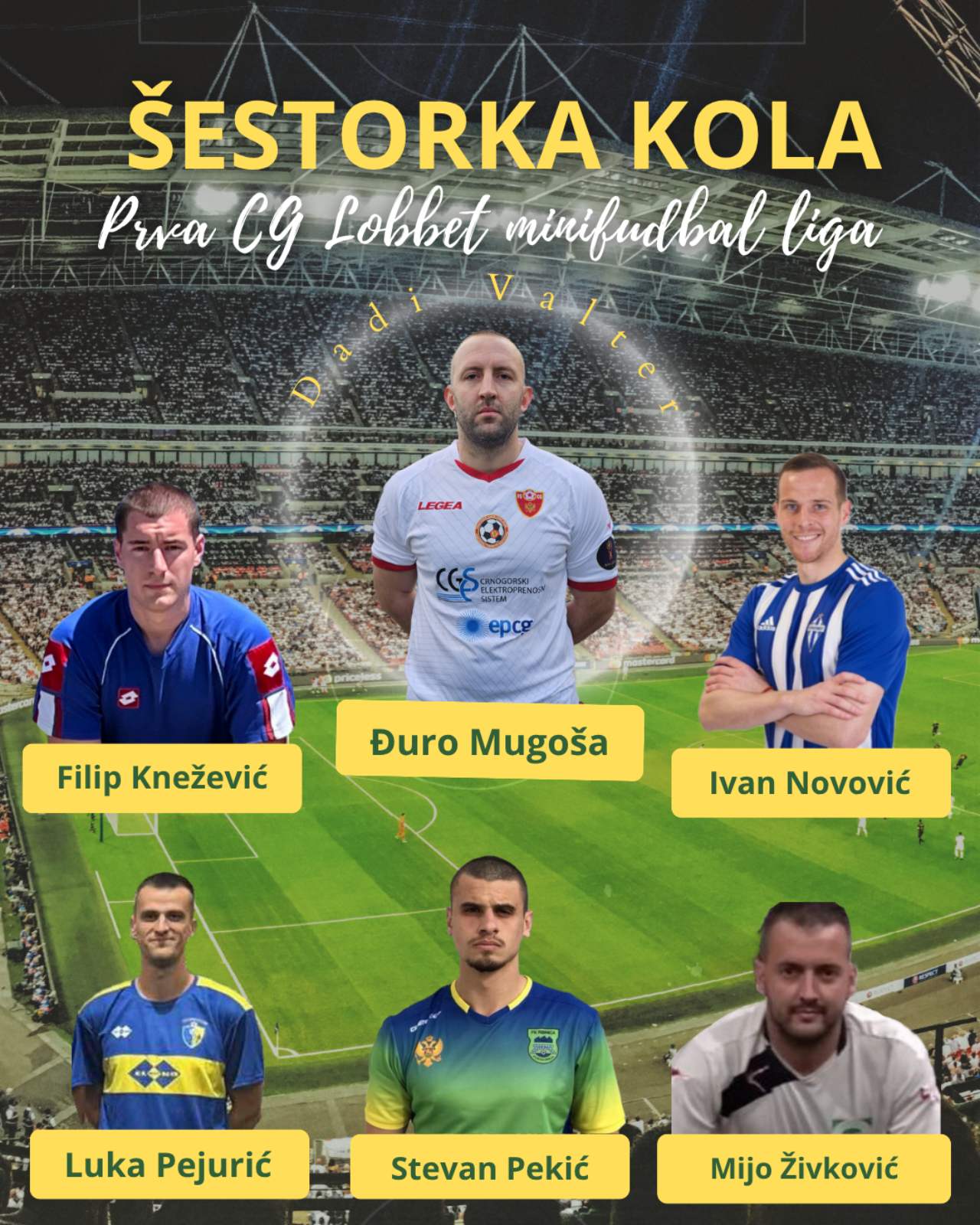 Izabrana šestorka i  igrač kola