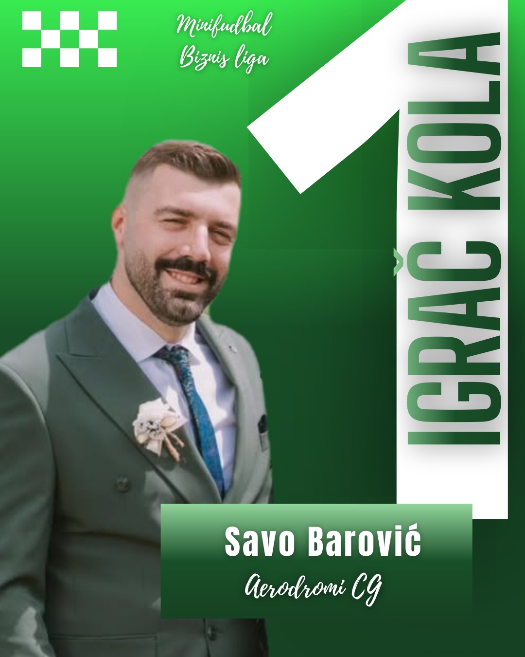 IZABRAN NAJBOLJI IGRAČ PRVOG KOLA BIZNIS LIGE U MINIFUDBALU