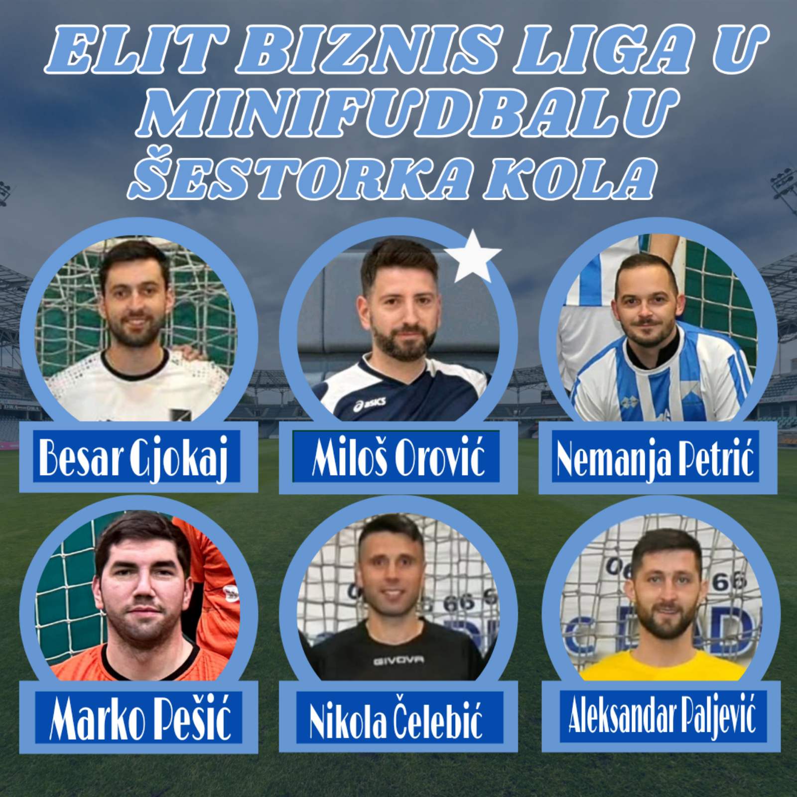 Izabrana šestorka i igrač kola Elit Biznis lige