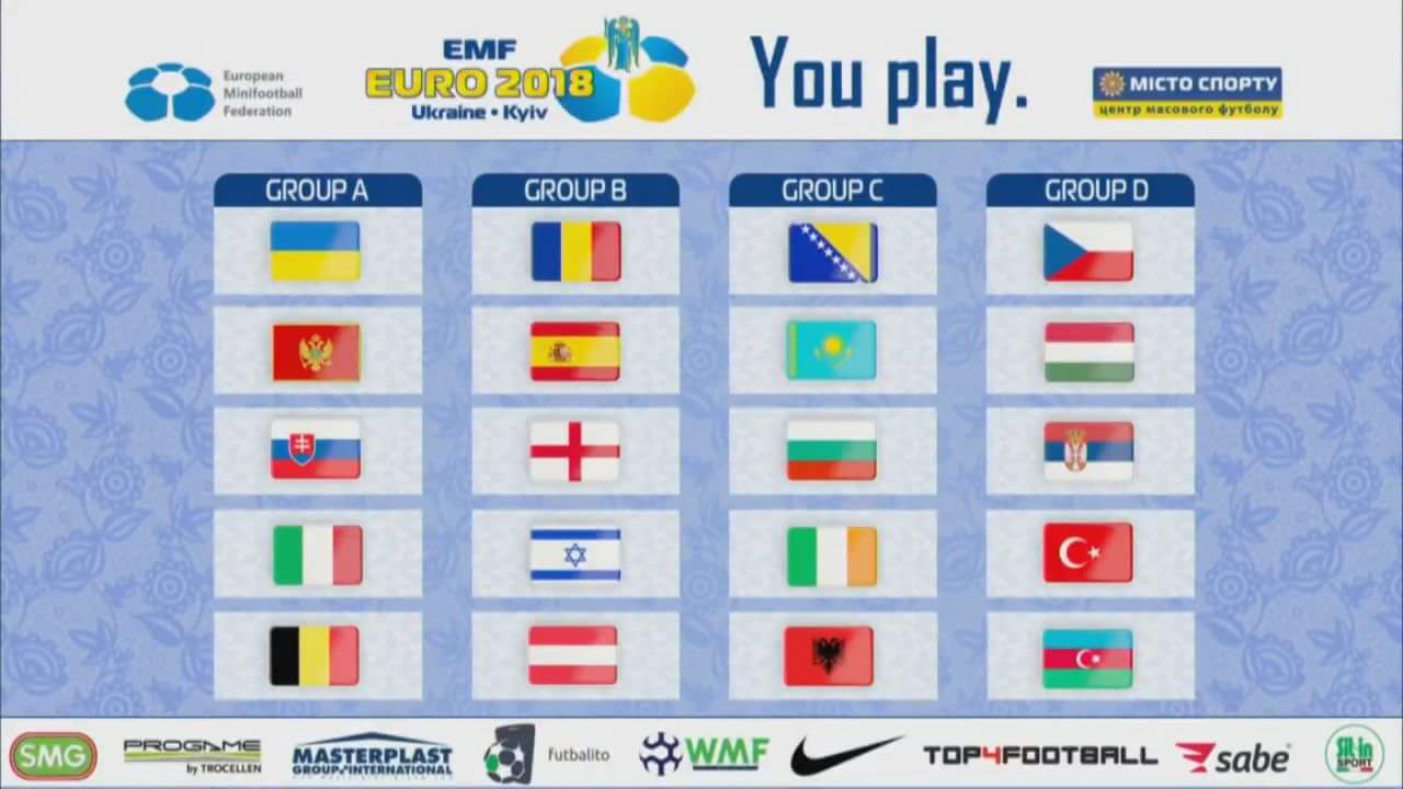Izvučene grupe za Evropsko prvenstvo u minifudbalu