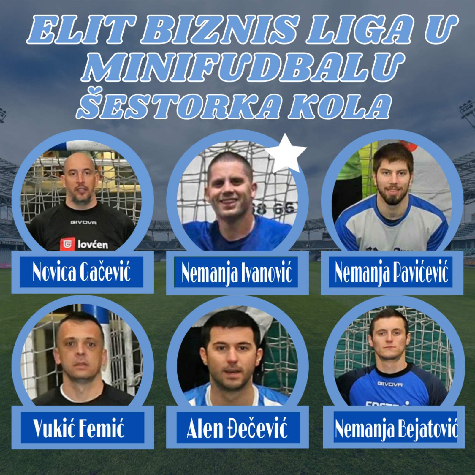 Izabrana je šestorka i igrač kola Elit Biznis lige