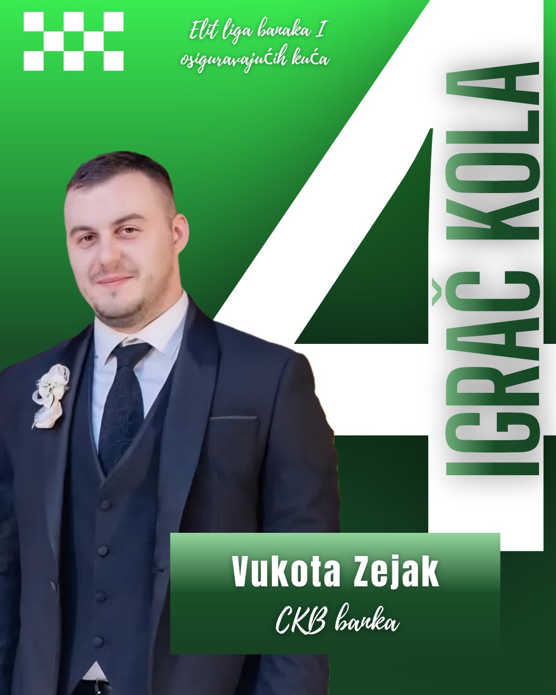 IZABRAN IGRAČ KOLA ELIT LIGE BANAKA I OSIGURAVAJUĆIH KUĆA