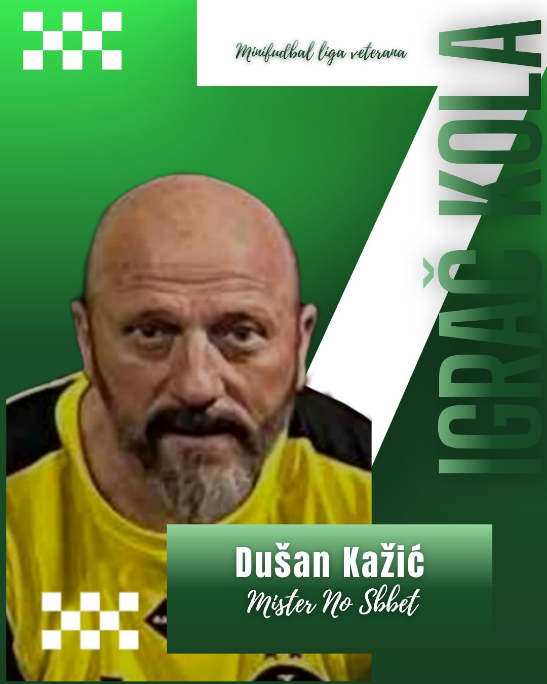 IZABRAN IGRAČ KOLA LIGE VETERANA