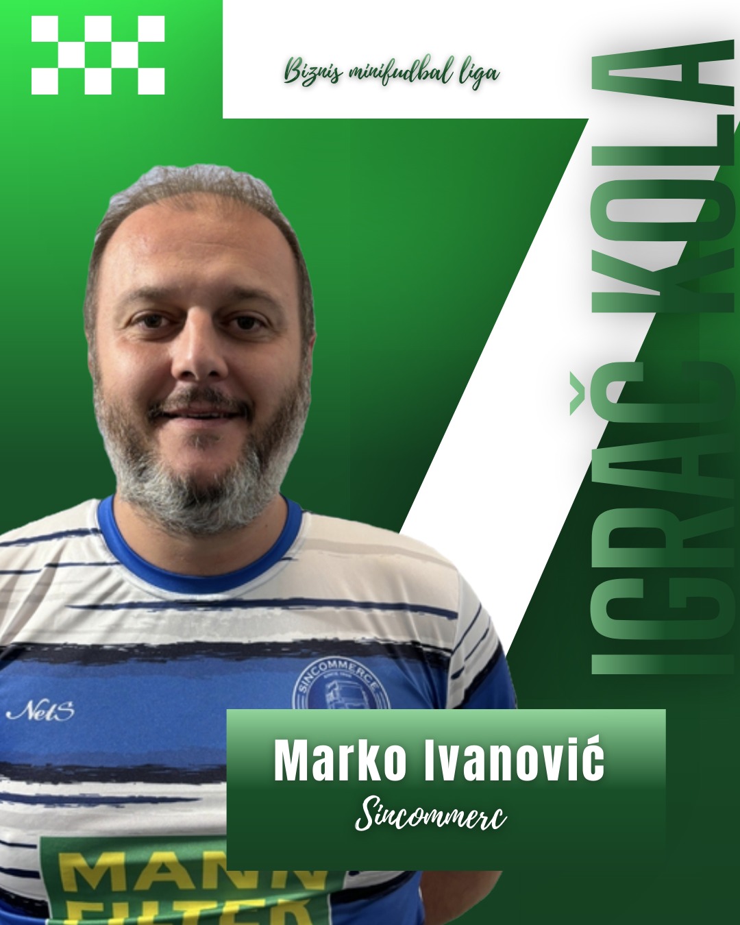 IZABRAN JE NAJBOLJI IGRAČ BIZNIS LIGE U MINIFUDBALU