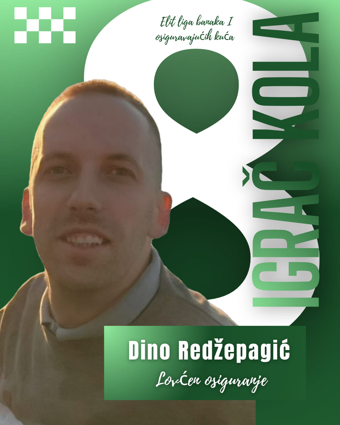 Izabran najbolji igrač četvrtog kola Elit Lige banaka i osiguravajućih kuća.