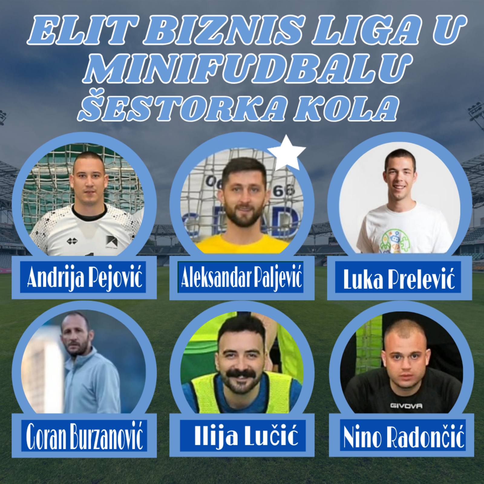 Izabrana je šestorka i igrač kola Elit Biznis lige